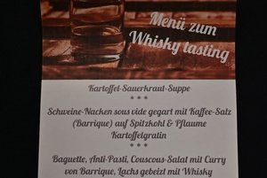 Barrique Veranstaltung Menü-Karte